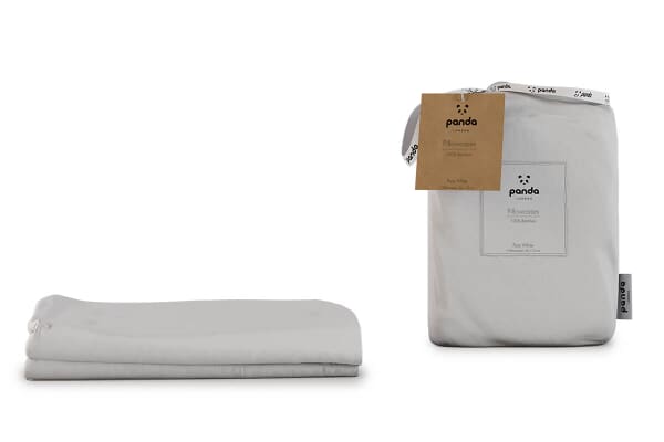 An image for Panda® 100% Bamboo Pillowcase Pair - Pure White