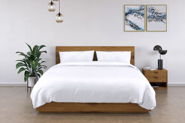 An image for Panda® 100% Bamboo Pillowcase Pair - Pure White