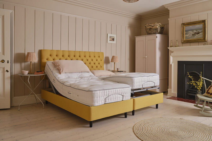 An image for Sleepeezee InMotion 1000 Pocket Natural Adjustable Mattress