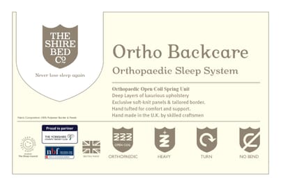 An image for Shire Bed Company Ortho Backcare Mattress