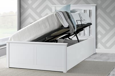 An image for Oliver Wooden Kids Ottoman Bed