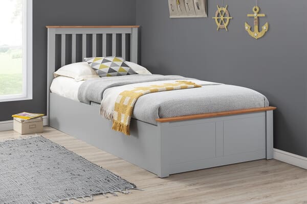An image for Oliver Wooden Kids Ottoman Bed