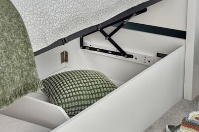 An image for Zoë Wooden Ottoman Storage Bed