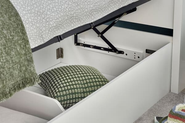 An image for Zoë Wooden Ottoman Storage Bed