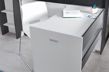 An image for Emily Mid Sleeper Kids Storage Bed