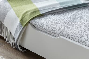 An image for Layla White Guest Bed With Trundle