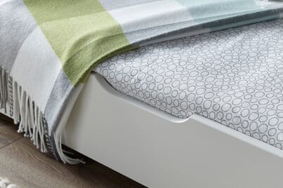 An image for Layla White Guest Bed With Trundle