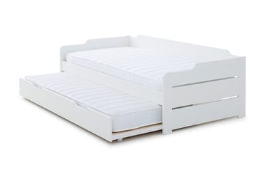An image for Layla White Guest Bed With Trundle