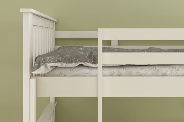 An image for Bella White Quadruple Bunk Bed