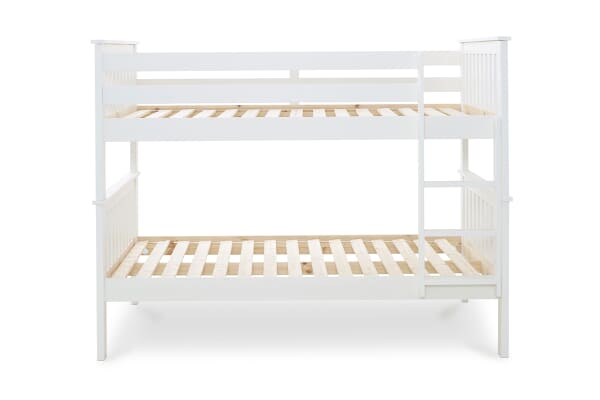 An image for Bella White Quadruple Bunk Bed