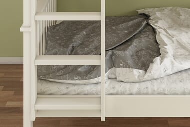 An image for Bella White Quadruple Bunk Bed