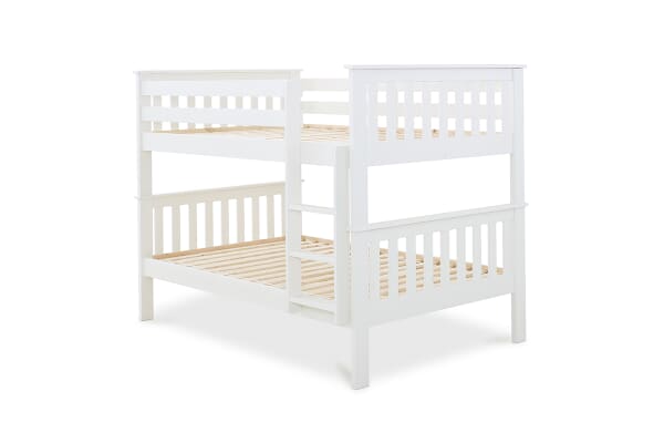 An image for Bella White Quadruple Bunk Bed