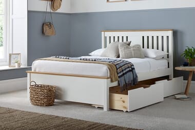 An image for Amelia White Oak Bed