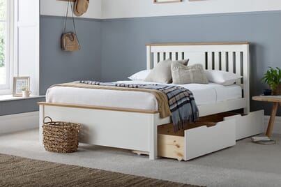 An image for Amelia White Oak Bed