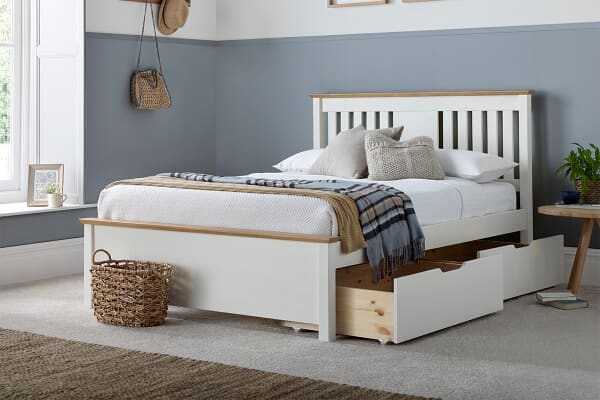 An image for Amelia White Oak Bed