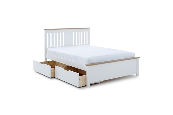 An image for Amelia White Oak Bed