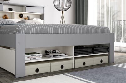 An image for Ella Wooden Storage Bed