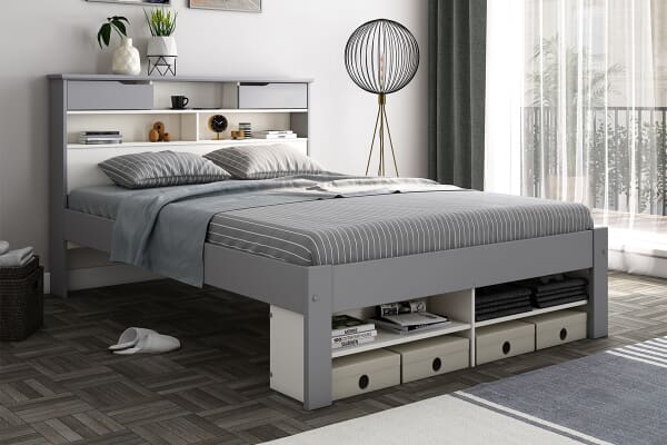 An image for Ella Wooden Storage Bed