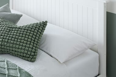 An image for Madison White Ottoman Bed