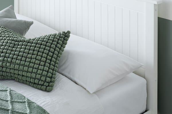 An image for Madison White Ottoman Bed