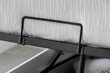 An image for Madison White Ottoman Bed