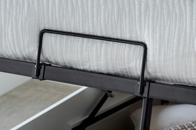 An image for Madison White Ottoman Bed