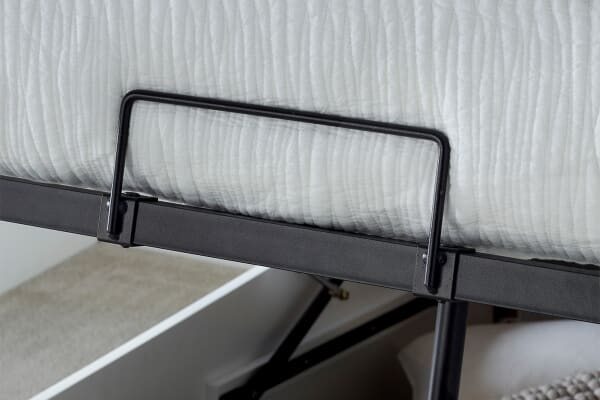 An image for Madison White Ottoman Bed