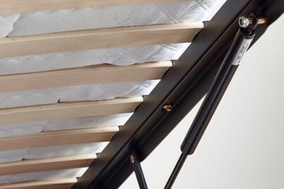 An image for Isabella Velvet Ottoman Bed