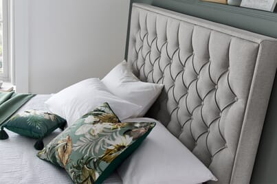 An image for Elijah Upholstered Ottoman Bed