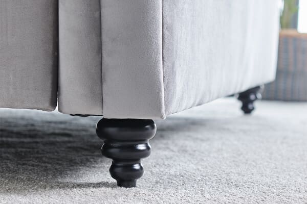 An image for Charlotte Velvet Ottoman Bed