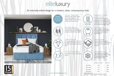 An image for Dunlopillo Elite Luxury 1760 Latex Hybrid Mattress
