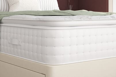 An image for Spring King® Wool Sublime 2000 Pillow Top Mattress + Premium Divan Bed