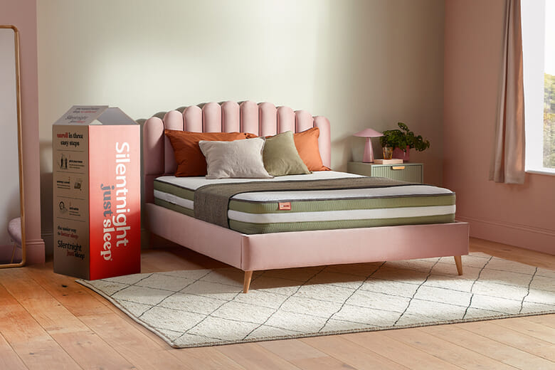 Product photograph of Silentnight Just Breathe Eco Comfort Hybrid Mattress Double from Mattressnextday