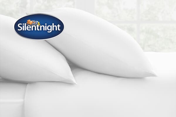 An image for Silentnight Pure Cotton Pillowcase Pair - White