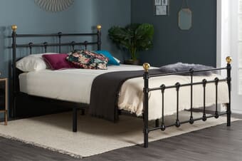 A product image for the Atlas Metal Bed