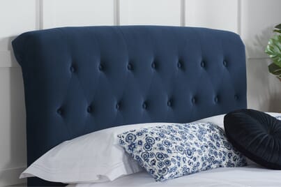 An image for Brompton Midnight Blue Bed
