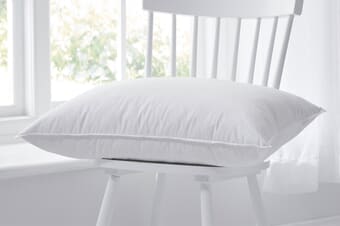 A product image for the Bellissimo White Goose Down Surround Pillow
