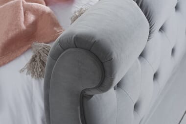 An image for Birlea Colorado Grey Fabric Bed