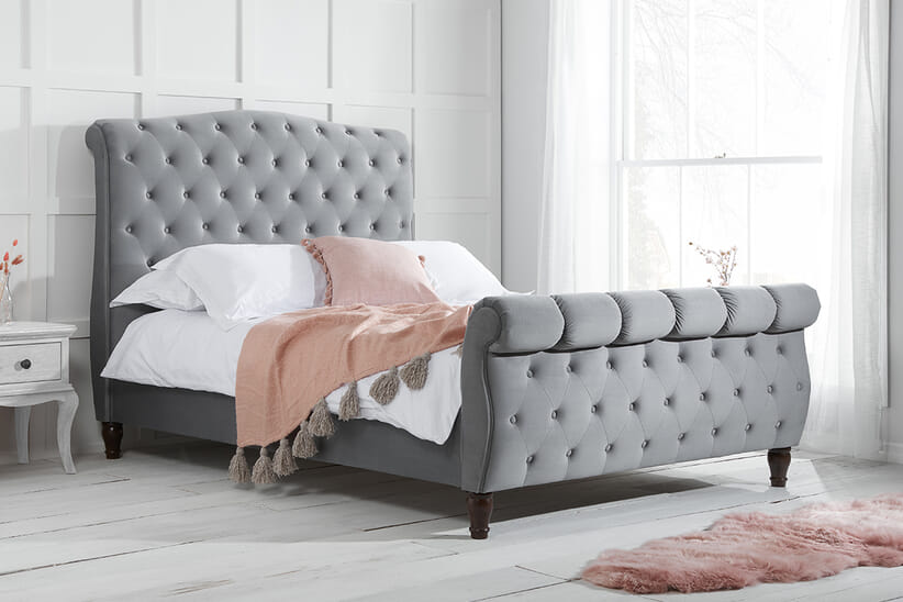 An image for Colorado Grey Fabric Bed