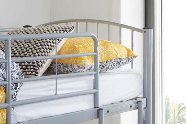 An image for Birlea Corfu Metal Kids Bunk Bed