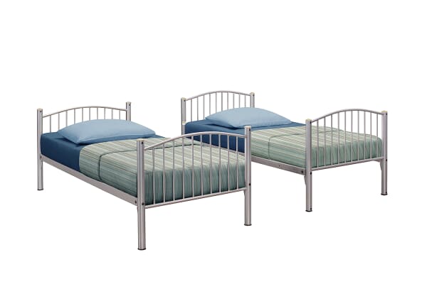 An image for Birlea Corfu Metal Kids Bunk Bed