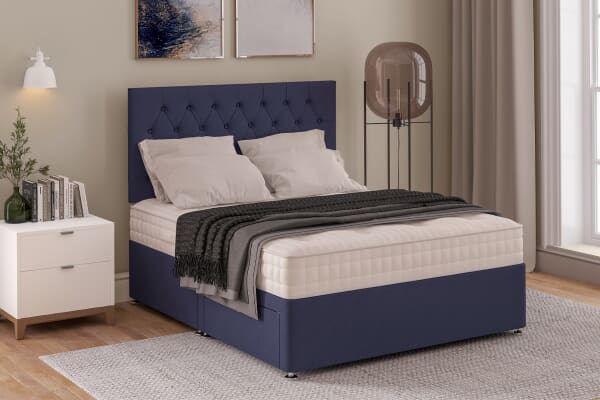 An image for Hypnos Cotton Comfort Mattress + Premium Divan Bed