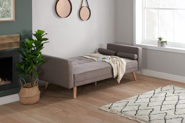 An image for Birlea Ethan Grey Large Sofa Bed
