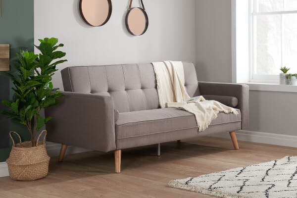 An image for Birlea Ethan Grey Large Sofa Bed