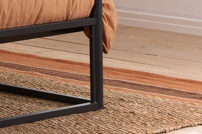 An image for Farringdon Black Metal 4 Poster Bed