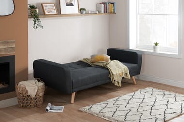 An image for Birlea Farrow Grey Large Sofa Bed