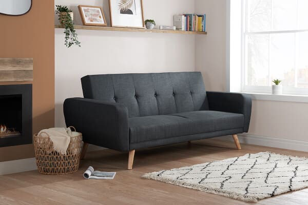 An image for Birlea Farrow Grey Large Sofa Bed