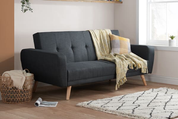 An image for Birlea Farrow Grey Large Sofa Bed