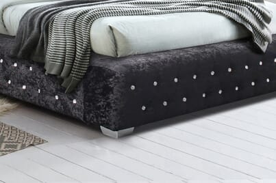An image for Birlea Grande Crushed Velvet Fabric Bed