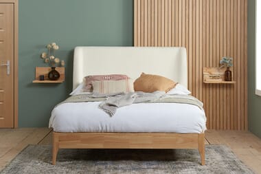 An image for Birlea Halfden Fabric Boucle Bed